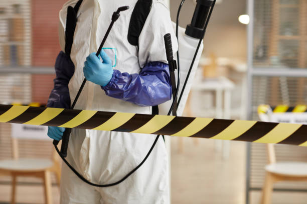 Professional Biohazard Cleanup technician working in Corpus Christi, TX